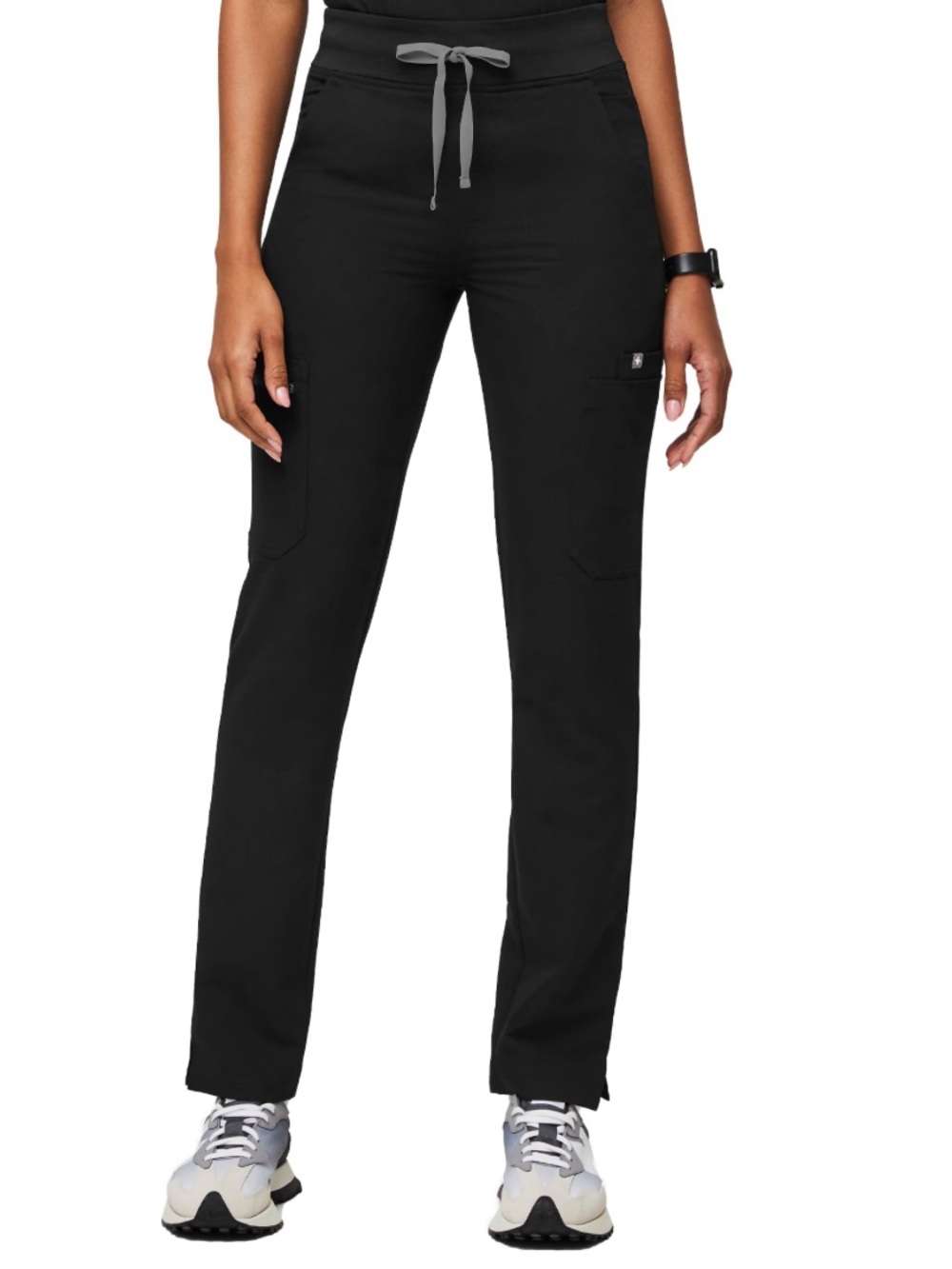 FIGS Yola Black Scrub Pants Medium